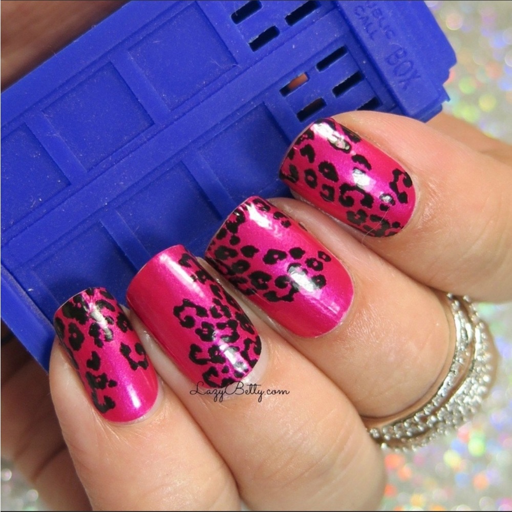 *Rare, VHTF* Color Street: Safari Heat | Hot Pink Leopard Print Summer Neon